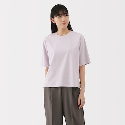 婦人　涼感ＵＶカットクルーネックワイド半袖Ｔシャツ（２０２５年仕様）