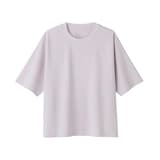 婦人　涼感ＵＶカットクルーネックワイド半袖Ｔシャツ