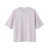 婦人　涼感ＵＶカットクルーネックワイド半袖Ｔシャツ