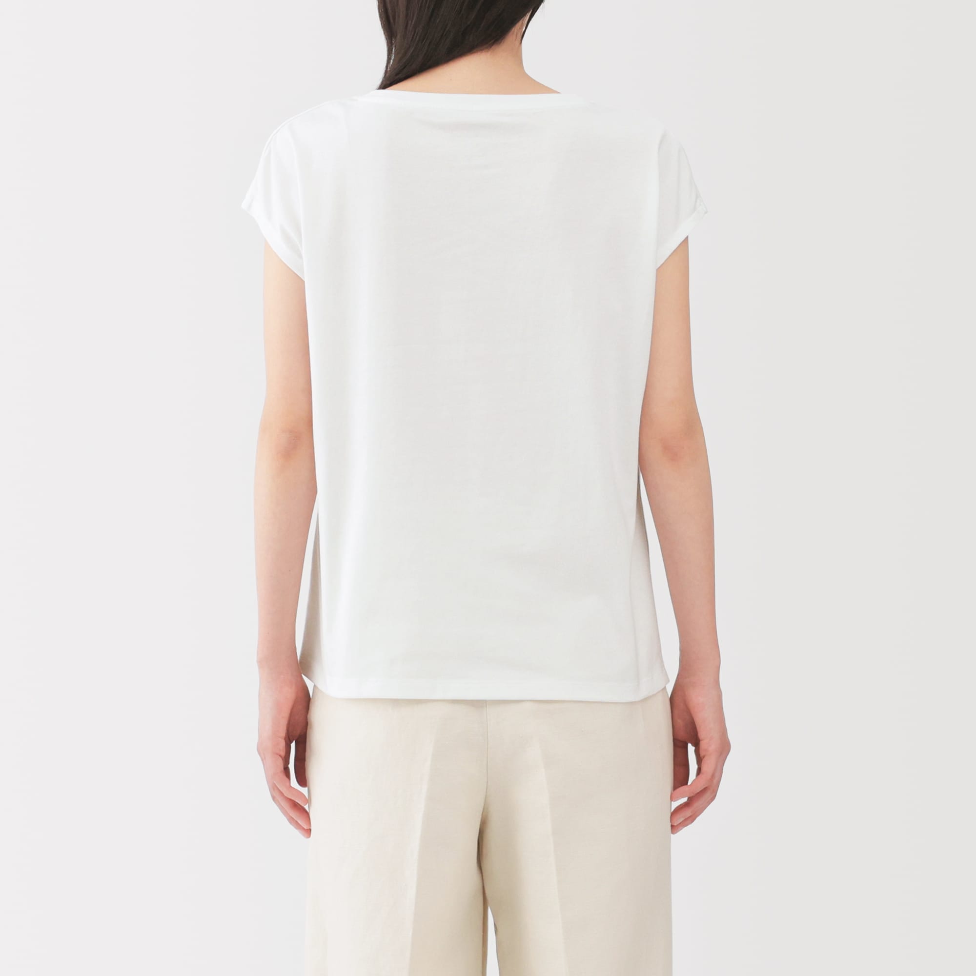 婦人 天竺編みフレンチスリーブTシャツ | 無印良品