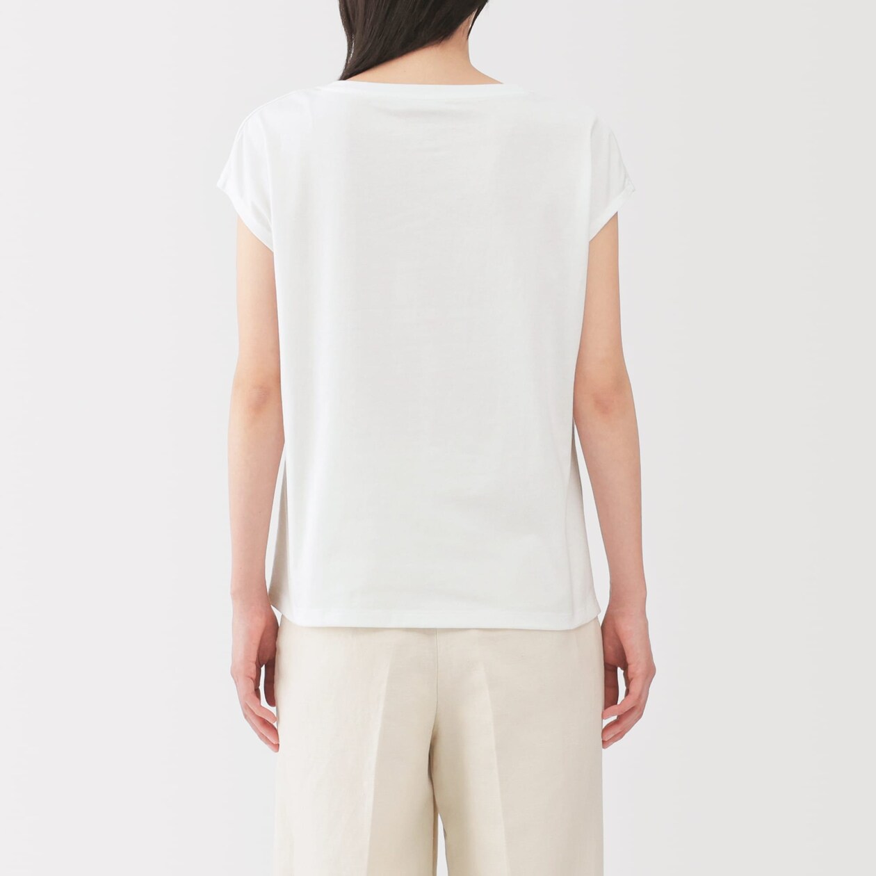 婦人　天竺編みフレンチスリーブＴシャツ