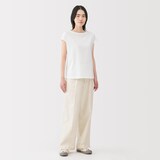 婦人　天竺編みフレンチスリーブＴシャツ