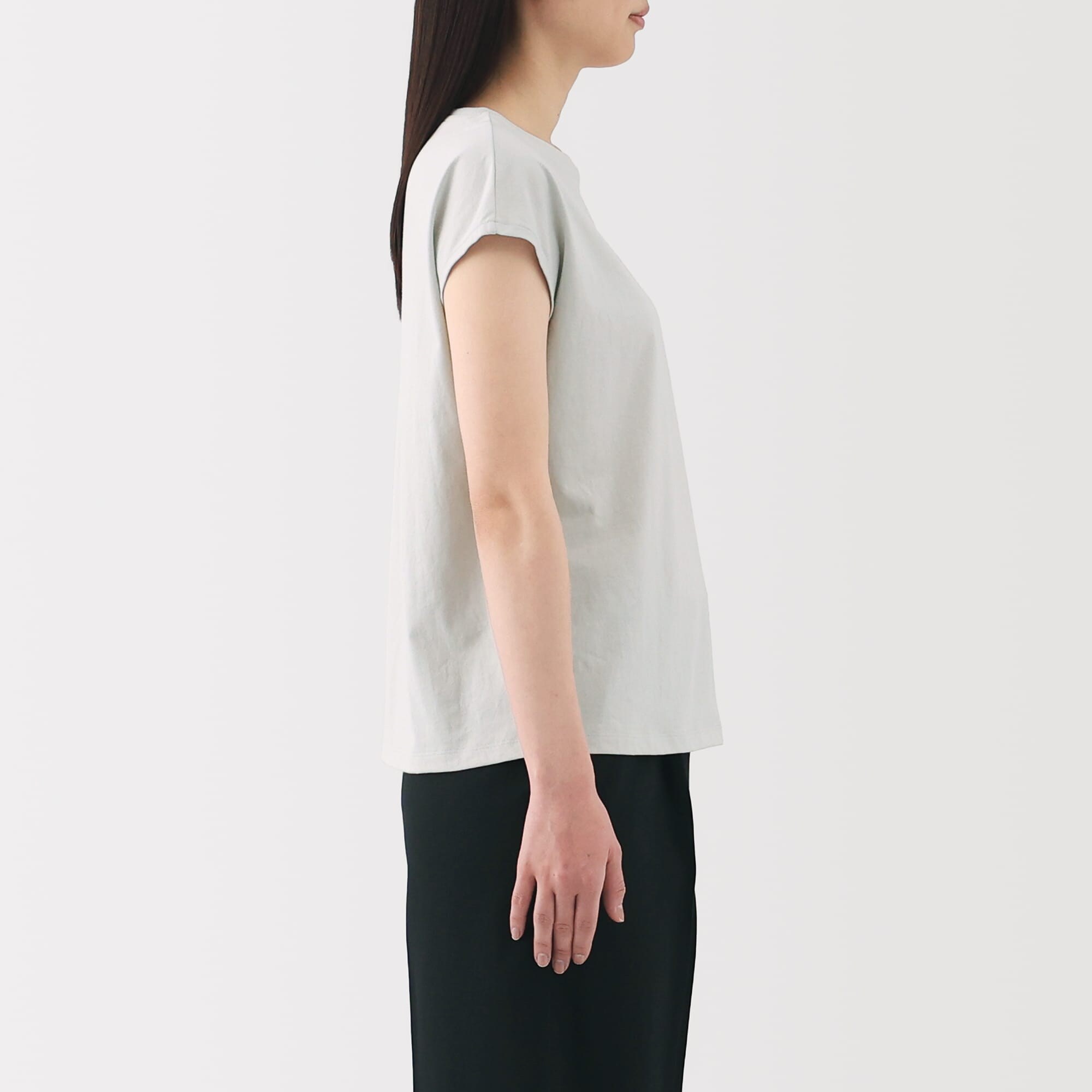 婦人　天竺編みフレンチスリーブＴシャツ