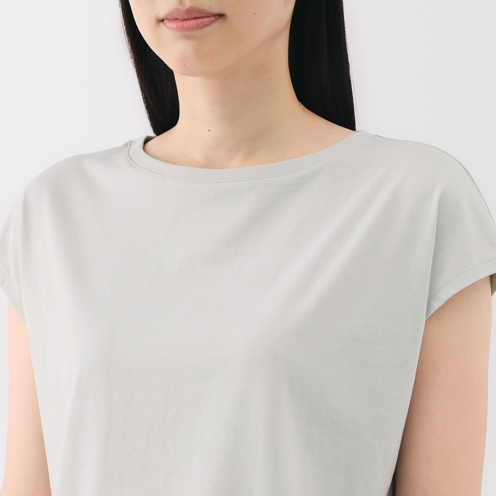 婦人　天竺編みフレンチスリーブＴシャツ