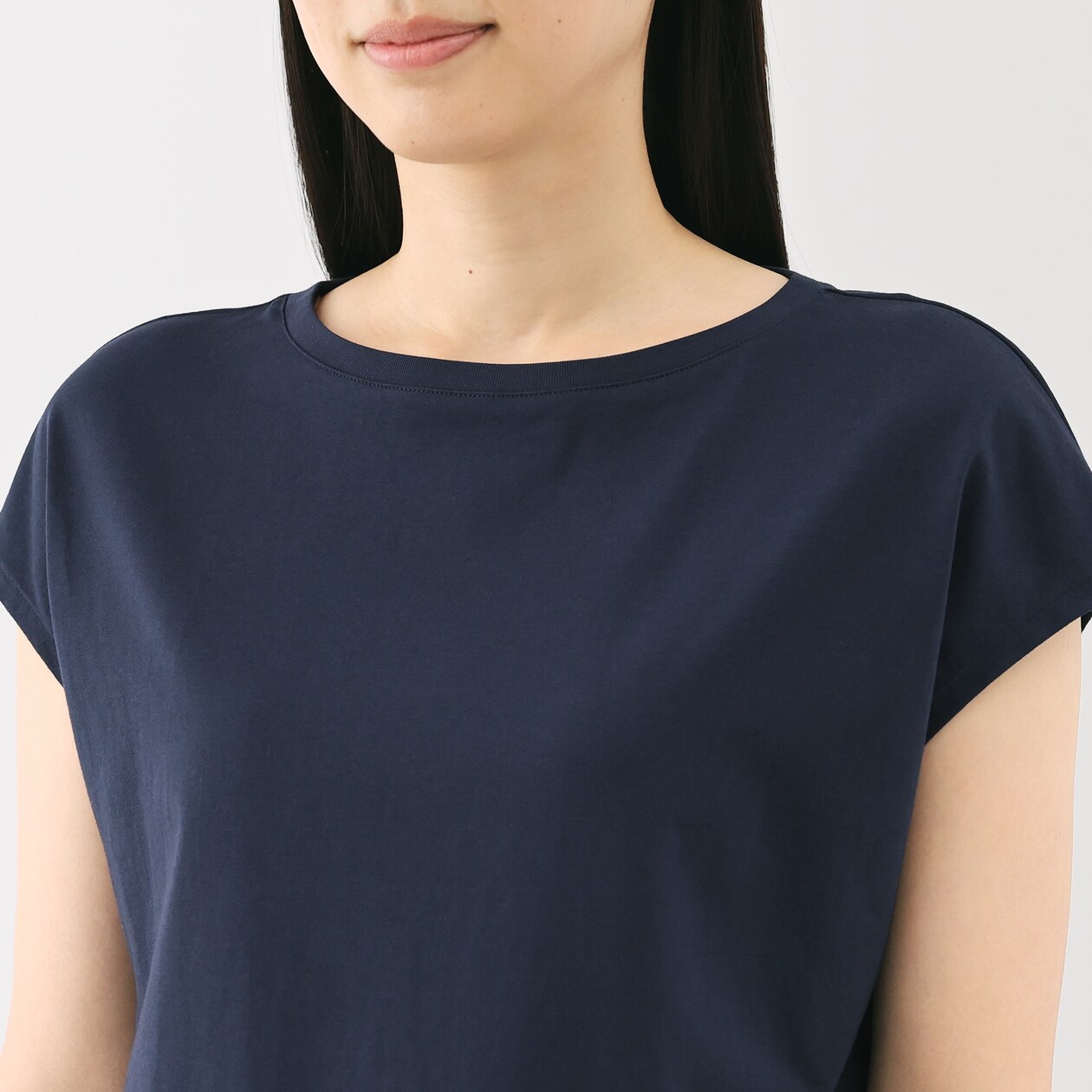 婦人　天竺編みフレンチスリーブＴシャツ