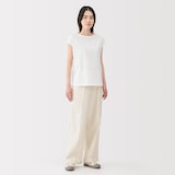 婦人　天竺編みフレンチスリーブＴシャツ