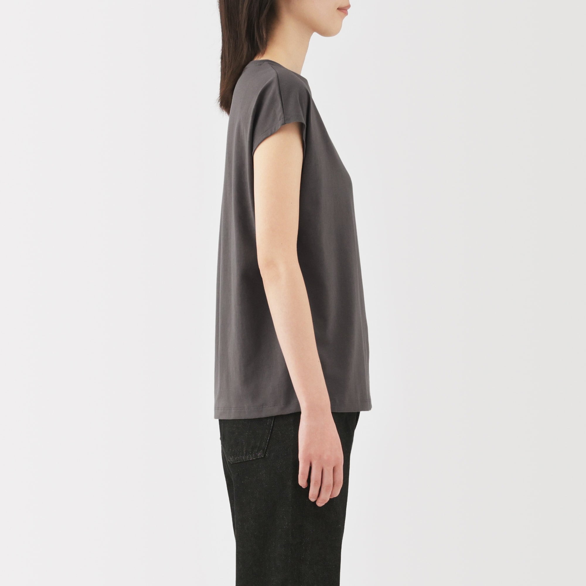 婦人　天竺編みフレンチスリーブＴシャツ