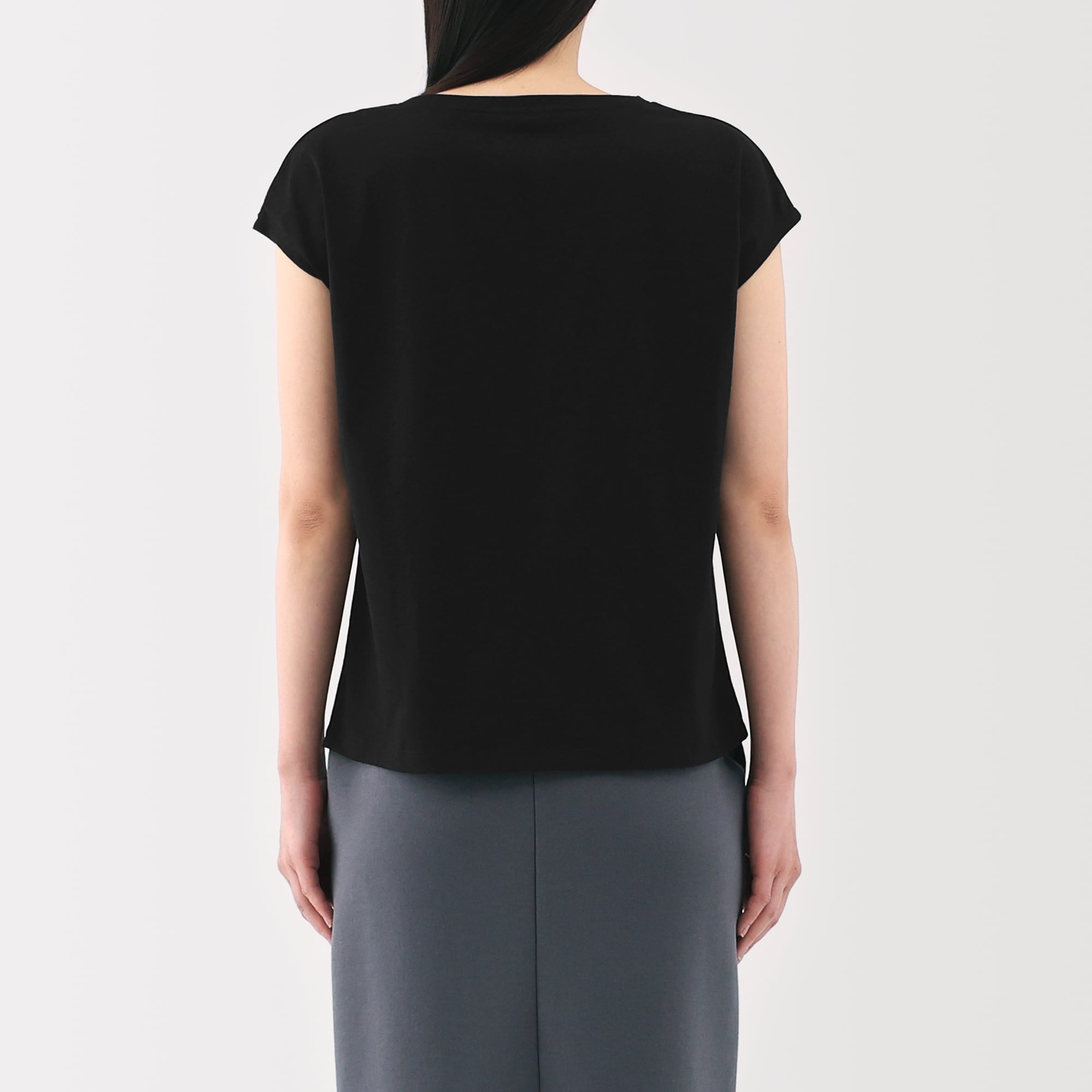 婦人　天竺編みフレンチスリーブＴシャツ