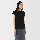 婦人　天竺編みフレンチスリーブＴシャツ