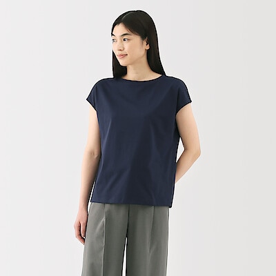 婦人　天竺編みフレンチスリーブＴシャツ