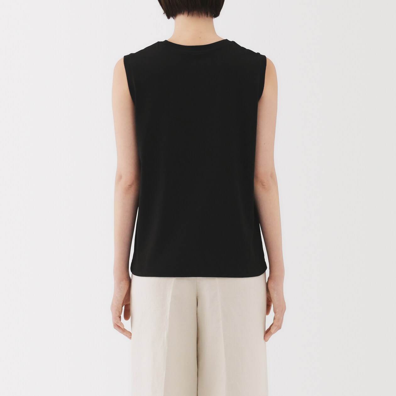 婦人　天竺編みスリーブレスＴシャツ