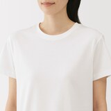 婦人　天竺編みクルーネック半袖Ｔシャツ