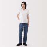 婦人　天竺編みクルーネック半袖Ｔシャツ