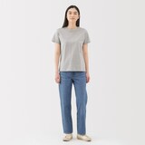 婦人　天竺編みクルーネック半袖Ｔシャツ