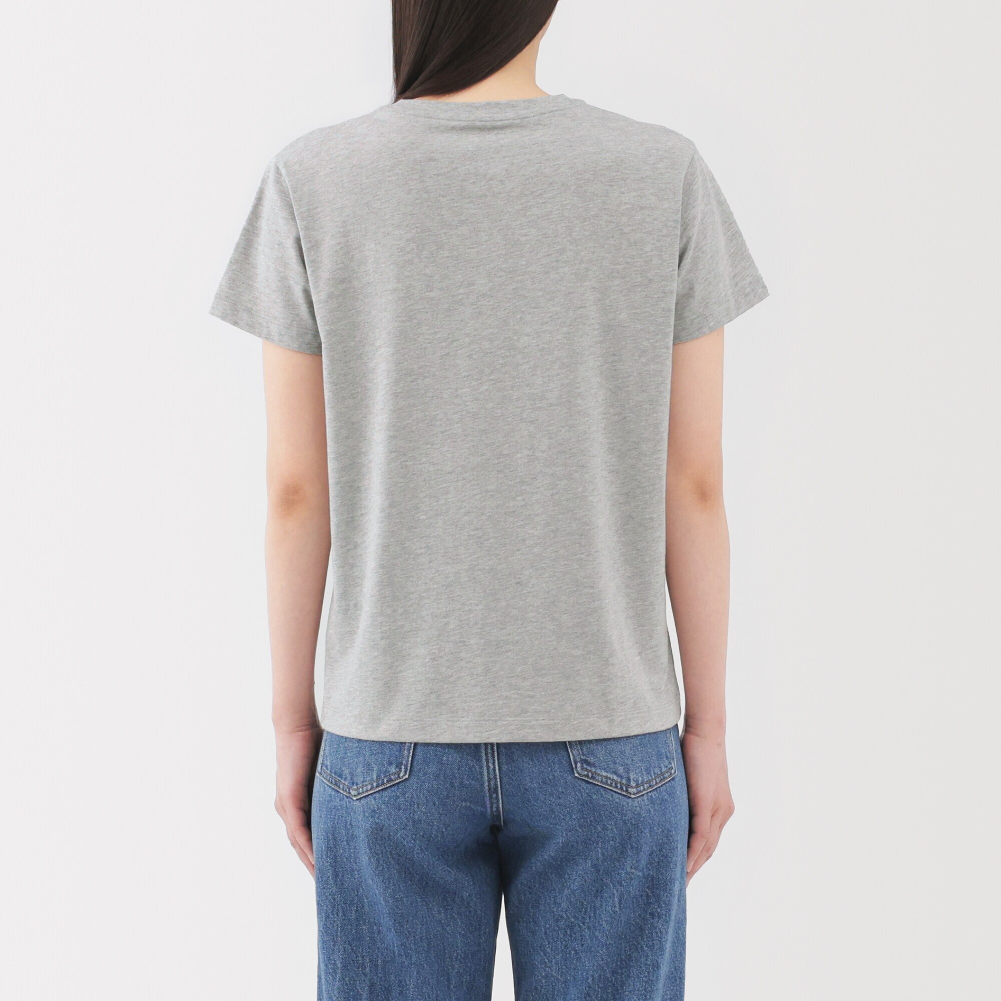 婦人　天竺編みクルーネック半袖Ｔシャツ