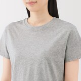 婦人　天竺編みクルーネック半袖Ｔシャツ