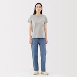 婦人　天竺編みクルーネック半袖Ｔシャツ