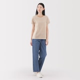 婦人　天竺編みクルーネック半袖Ｔシャツ