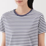 婦人　天竺編みクルーネック半袖Ｔシャツ