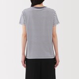 婦人　天竺編みクルーネック半袖Ｔシャツ