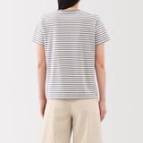 婦人　天竺編みクルーネック半袖Ｔシャツ