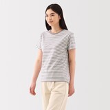 婦人　天竺編みクルーネック半袖Ｔシャツ