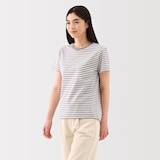 婦人　天竺編みクルーネック半袖Ｔシャツ