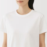 婦人　天竺編みクルーネック半袖Ｔシャツ