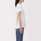 婦人　天竺編みクルーネック半袖Ｔシャツ