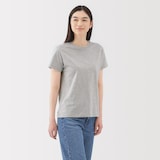 婦人　天竺編みクルーネック半袖Ｔシャツ