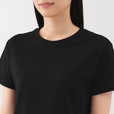 婦人　天竺編みクルーネック半袖Ｔシャツ