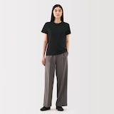 婦人　天竺編みクルーネック半袖Ｔシャツ