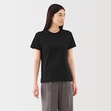 婦人　天竺編みクルーネック半袖Ｔシャツ