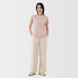 婦人　天竺編みクルーネック半袖Ｔシャツ