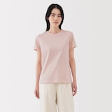 婦人　天竺編みクルーネック半袖Ｔシャツ