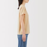 婦人　天竺編みクルーネック半袖Ｔシャツ