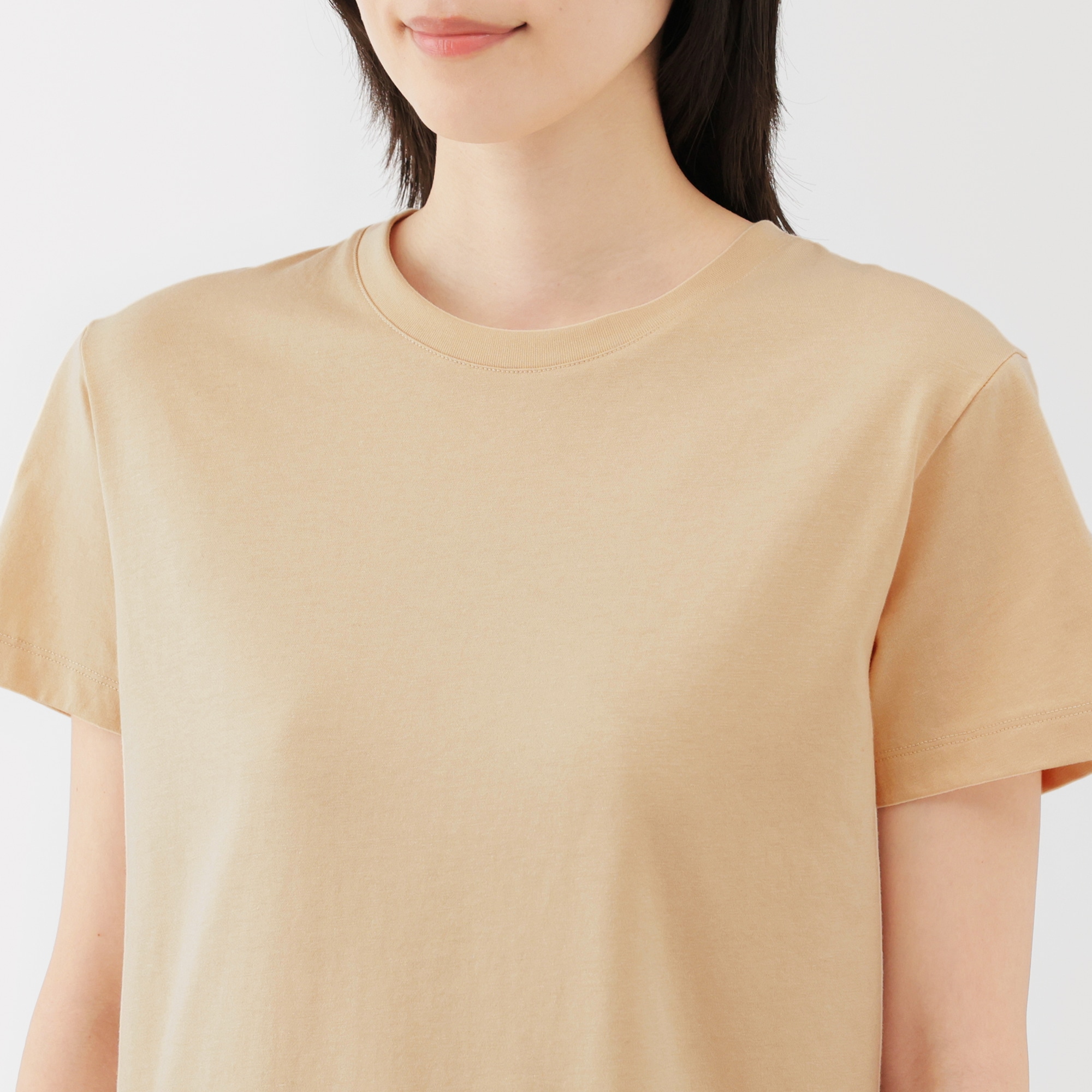 婦人 天竺編みクルーネック半袖Tシャツ | 無印良品