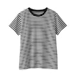 婦人　天竺編みクルーネック半袖Ｔシャツ