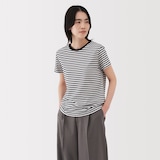 婦人　天竺編みクルーネック半袖Ｔシャツ