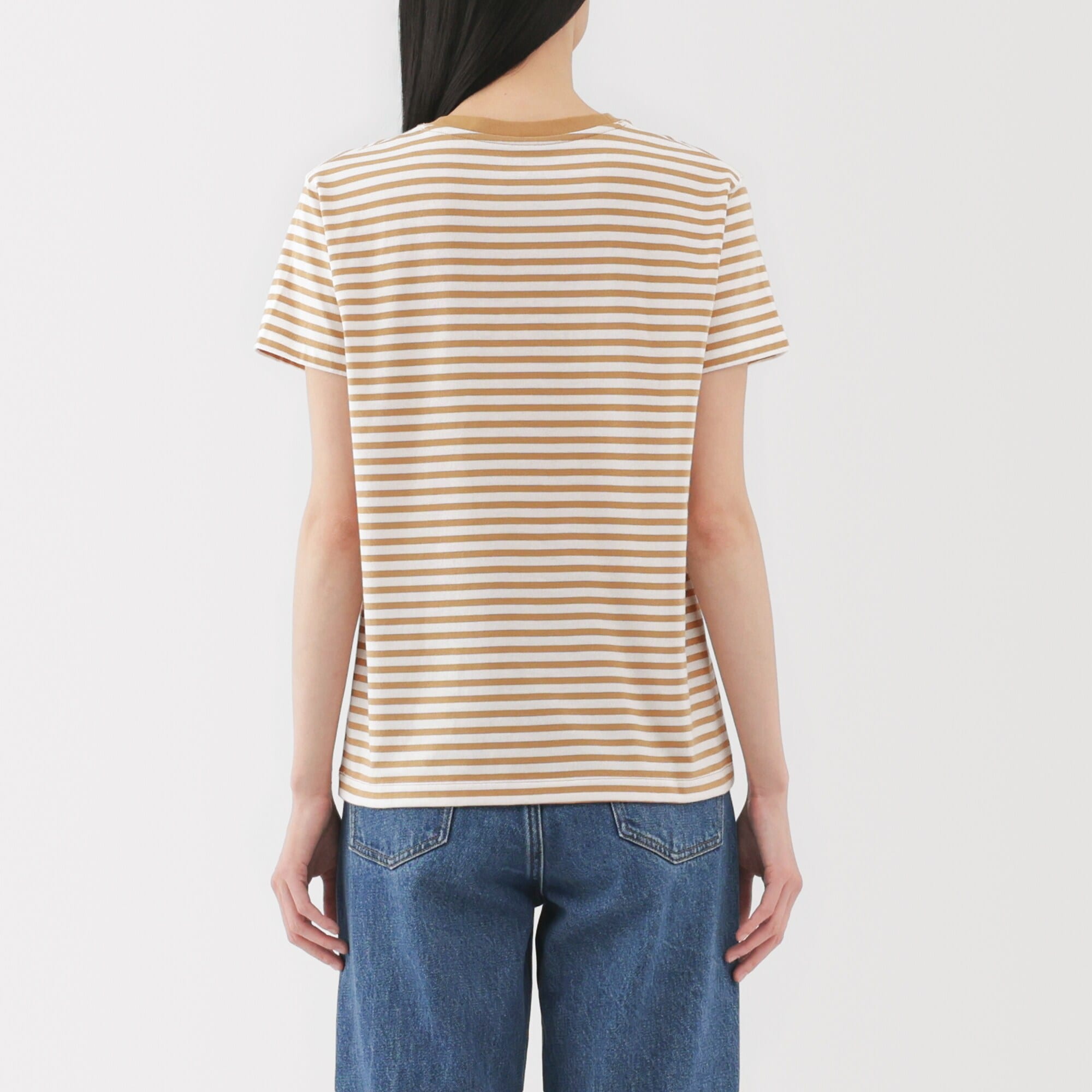 婦人　天竺編みクルーネック半袖Ｔシャツ