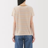 婦人　天竺編みクルーネック半袖Ｔシャツ