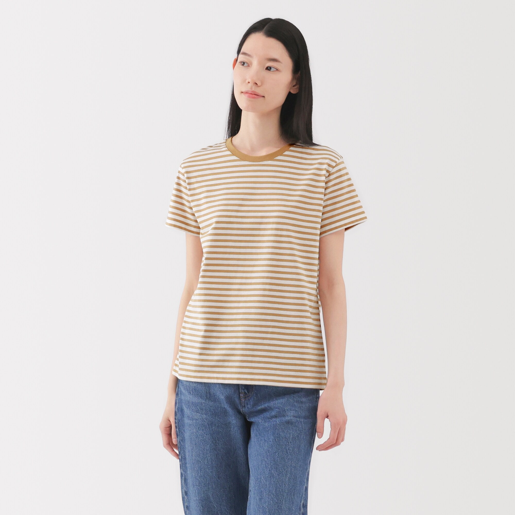 婦人 天竺編みクルーネック半袖Tシャツ | 無印良品