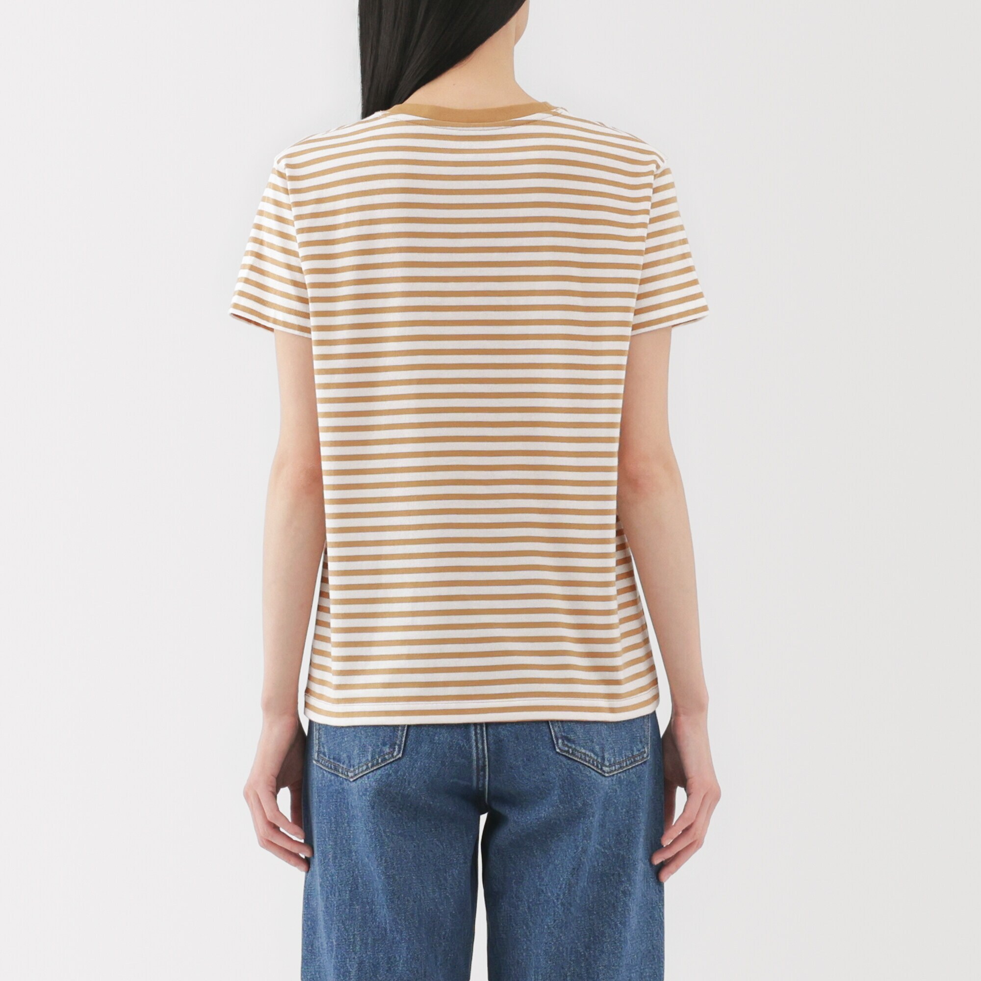 婦人　天竺編みクルーネック半袖Ｔシャツ