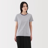 婦人　天竺編みクルーネック半袖Ｔシャツ