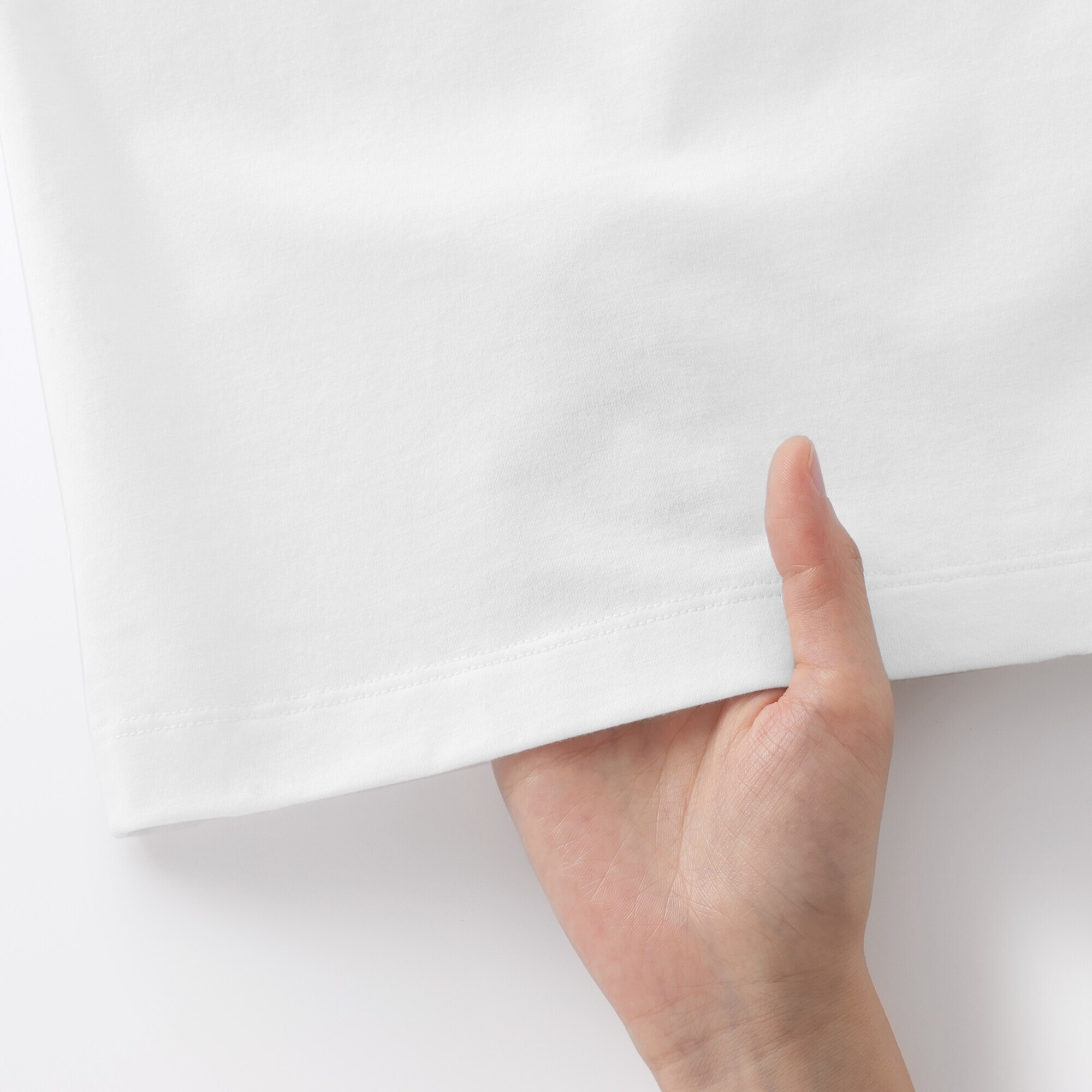 婦人　天竺編みクルーネック半袖Ｔシャツ