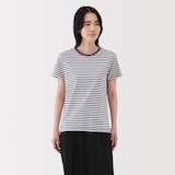 婦人　天竺編みクルーネック半袖Ｔシャツ