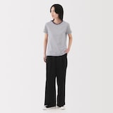 婦人　天竺編みクルーネック半袖Ｔシャツ