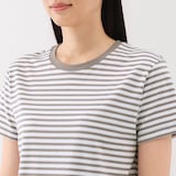 婦人　天竺編みクルーネック半袖Ｔシャツ