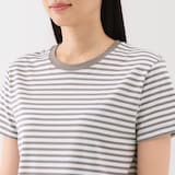 婦人　天竺編みクルーネック半袖Ｔシャツ