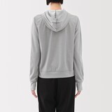 婦人　ＵＶカット乾きやすいフルジップパーカ